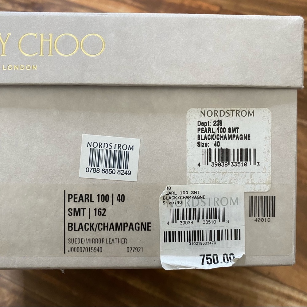 $750 Jimmy Choo • Pearl 100 (in Box) - Picture 14 of 16